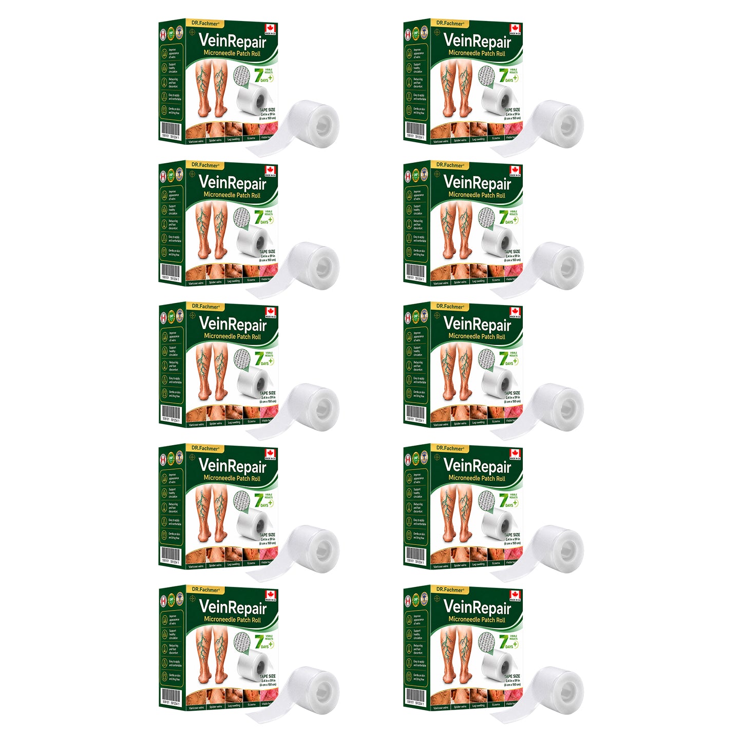 👨⚕️💙 DR.Fachmer® VeinTarget Microneedle Patch⚡Instant Relief, Long-Term Results