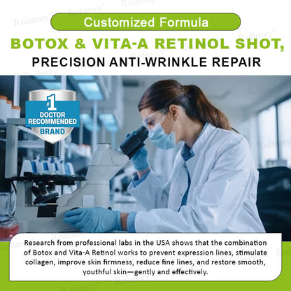 🍁👨‍⚕️Made and shipped from Canada 💫Rolimey® Botox & Vita-A Retinol Shot Wrinkle-Lift Tightening cream - Last Day Promotion 70% OFF