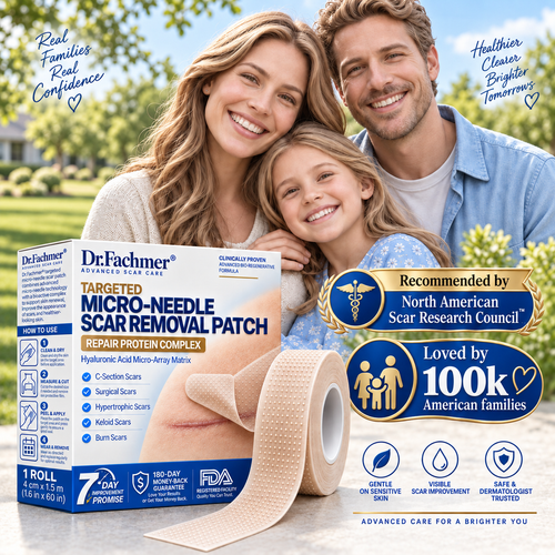 Dr.Fachmer® 👩‍⚕️Bio-Regenerative Micro-Needle Scar Removal Patch –Repair Protein Silicone Scar Care